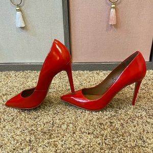 Red Steve Madden Pumps